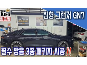 현대 디올뉴 그랜저 GN7 방음 3종…